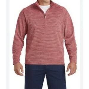 Tommy Bahama Men's Red Active 1/4 Zip Long Sleeve Pullover Sweatshirt Size 3XL